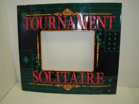 Tournamant Solitaire 14 Inch Monitor Cardboard Bezel (Item #14) (Outside Dimensions 21 7/8  X 19 3/4) $16.99
